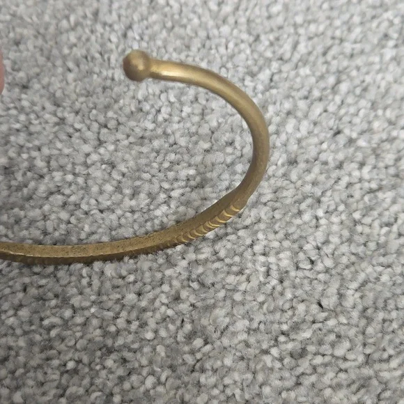 Brass Cuff Bracelet - Picture 3 of 4